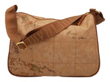 ALVIERO MARTINI - S011 Geo Soft borsa a tracolla con tasche, Beige