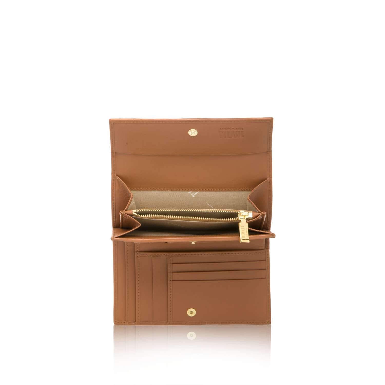 ALVIERO MARTINI - Portafoglio grande con bottone Geo Classic W037 Beige