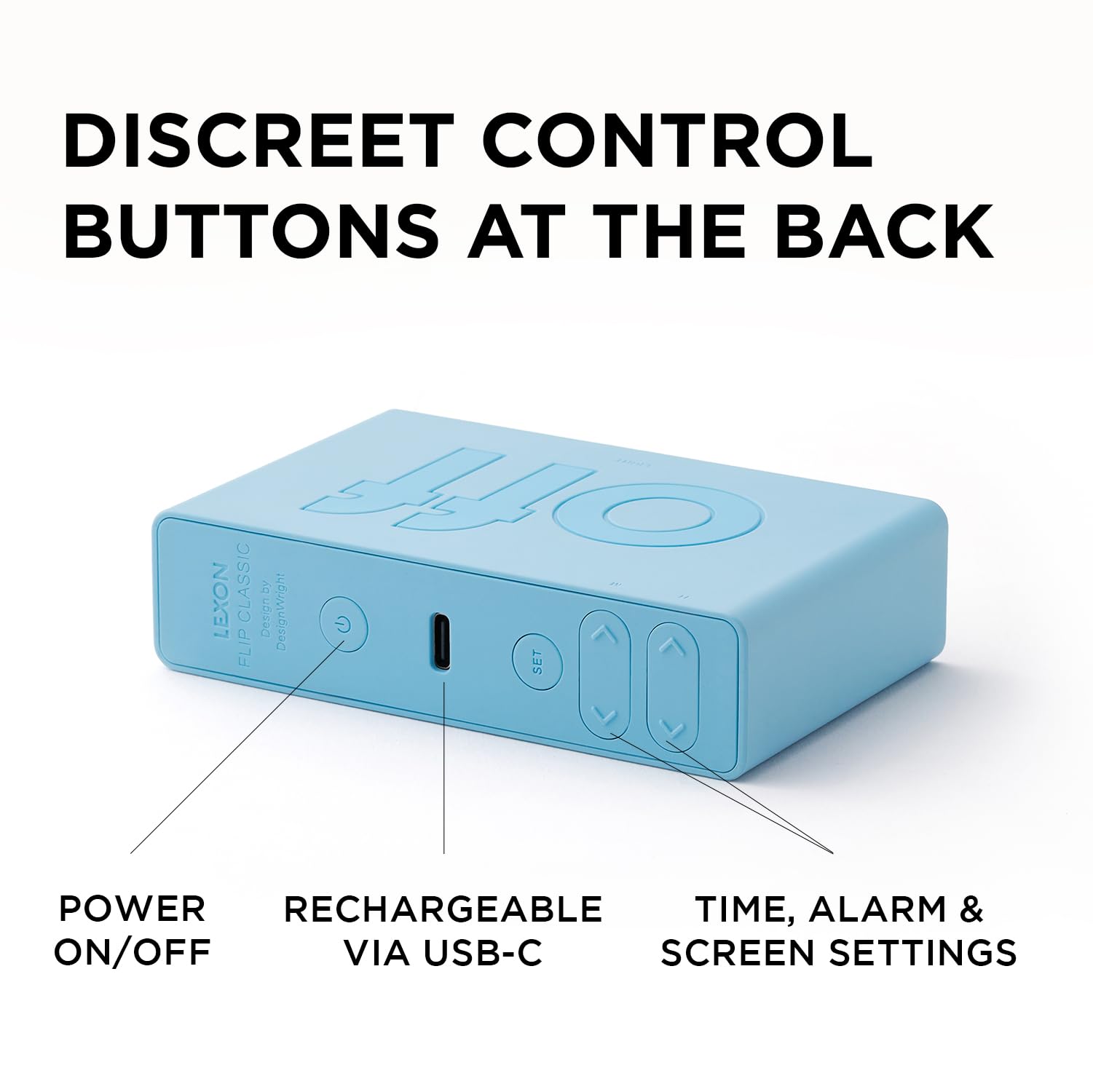 LEXON - Sveglia Classic Nera