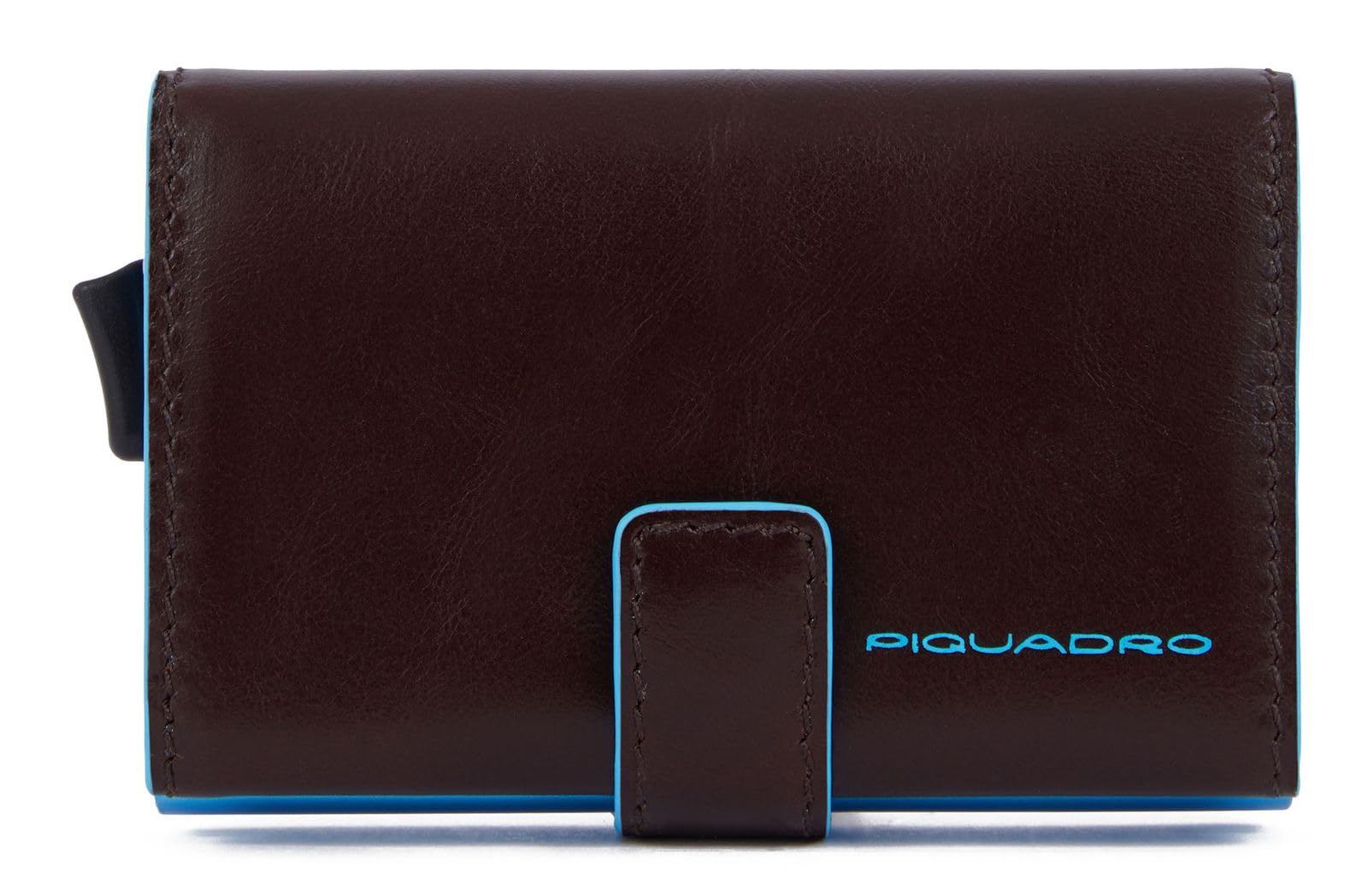 PIQUADRO - Wallet automatico porta carte B2, Mogano
