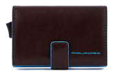 PIQUADRO - Wallet automatico porta carte B2, Mogano