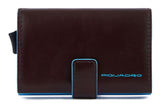 PIQUADRO - Wallet automatico porta carte B2, Mogano