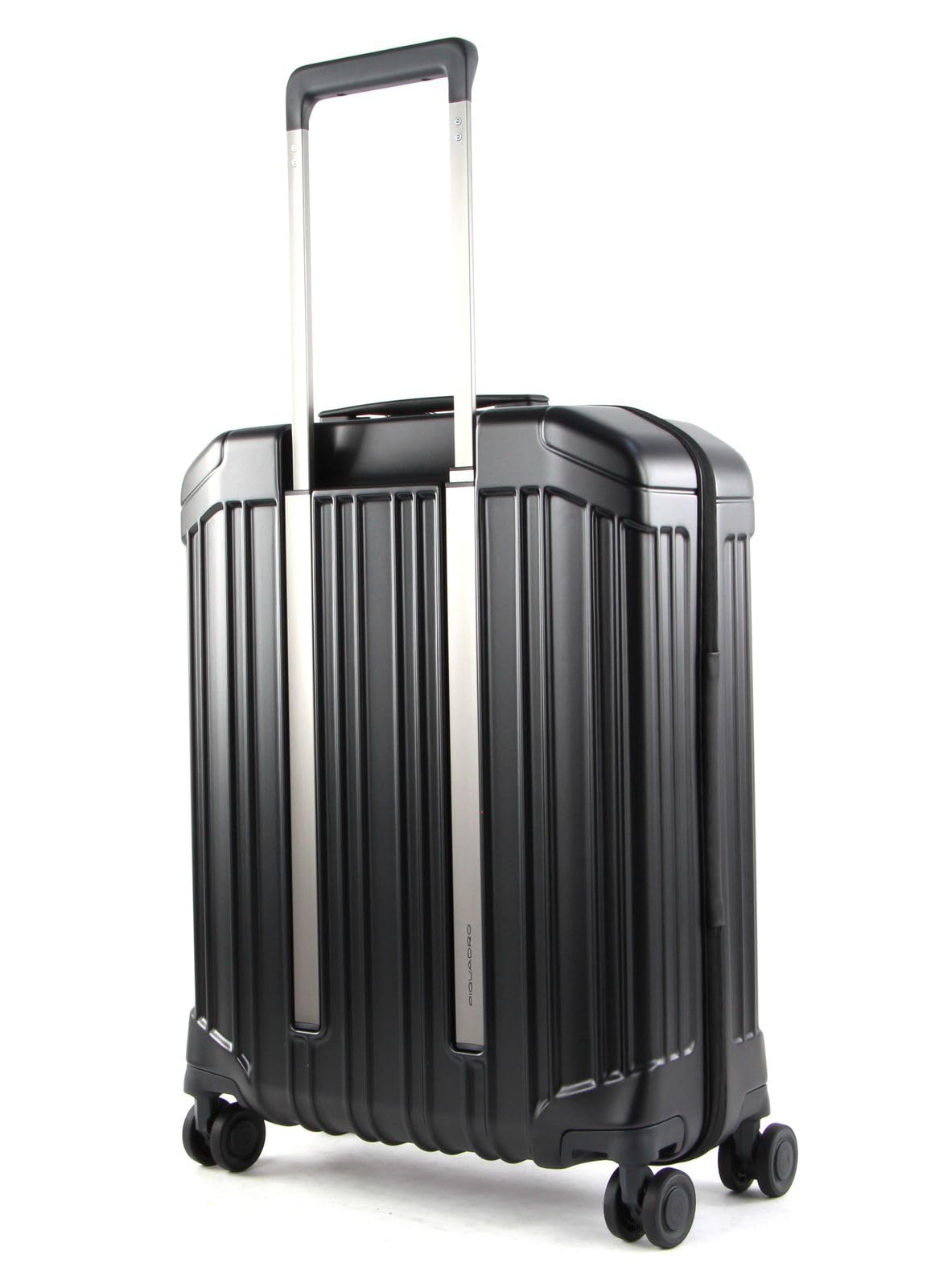 PIQUADRO - Trolley cabina rigido ultra slim a quattro ruote, Nero