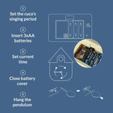 FISURA - Orologio a cucù Bianco