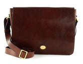 The Bridge - Messenger in pelle linea Story, Marrone