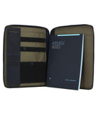 PIQUADRO - Portablocco in tessuto e Pelle Brief2, Blu