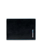 PIQUADRO - Portafoglio uomo con pattina linea Blue Square, Nero