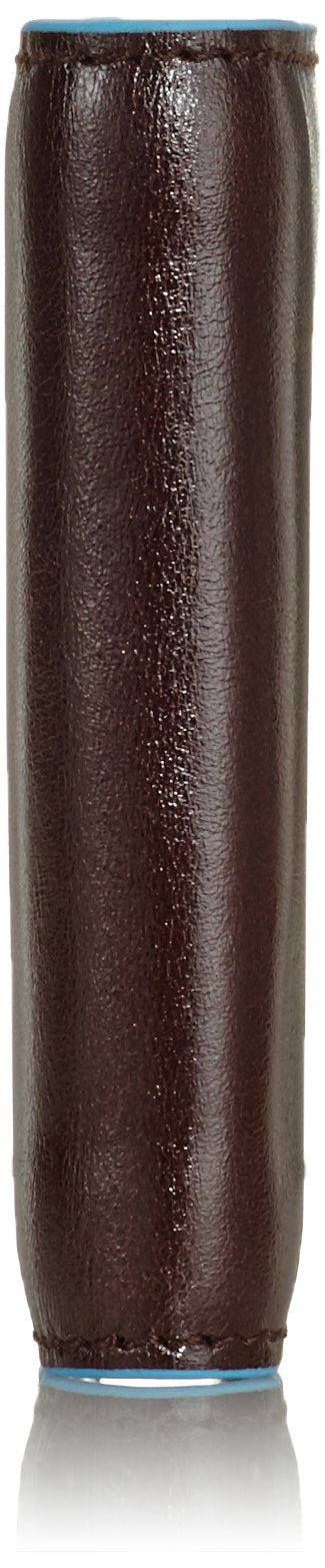 PIQUADRO - Portafoglio con molla portabanconote , Mogano