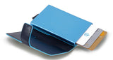 PIQUADRO - Wallet automatico portacarte B2, Blu