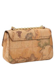 ALVIERO MARTINI 1? CLASSE - Borsa a tracolla con patta Geo Classic E034 Beige