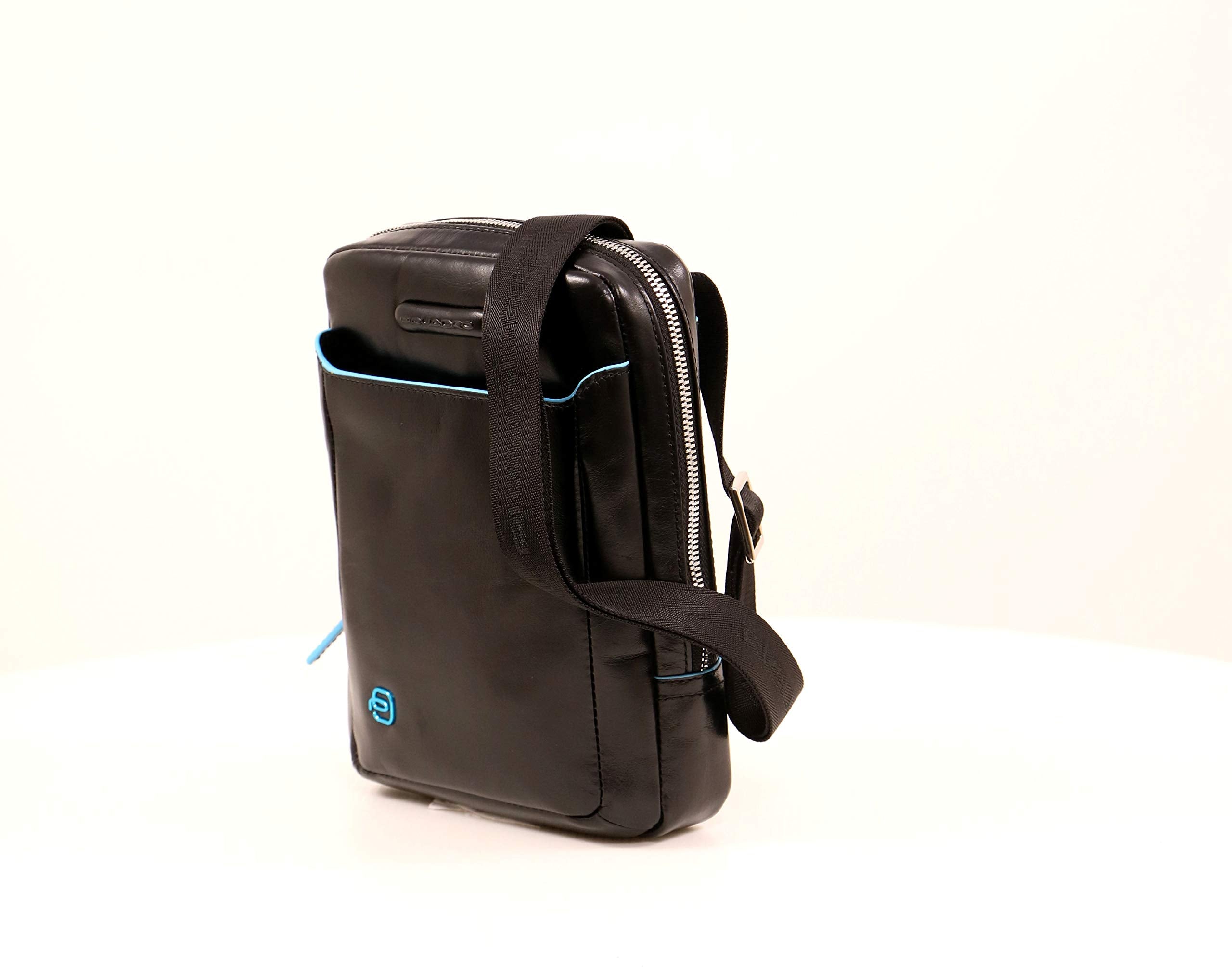 PIQUADRO - Borsello organizzato porta iPad Mini Blue Square Nero