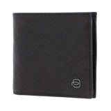 PIQUADRO -Portafogli B3 con porta monete con zip e portadocumenti, Testa di Moro