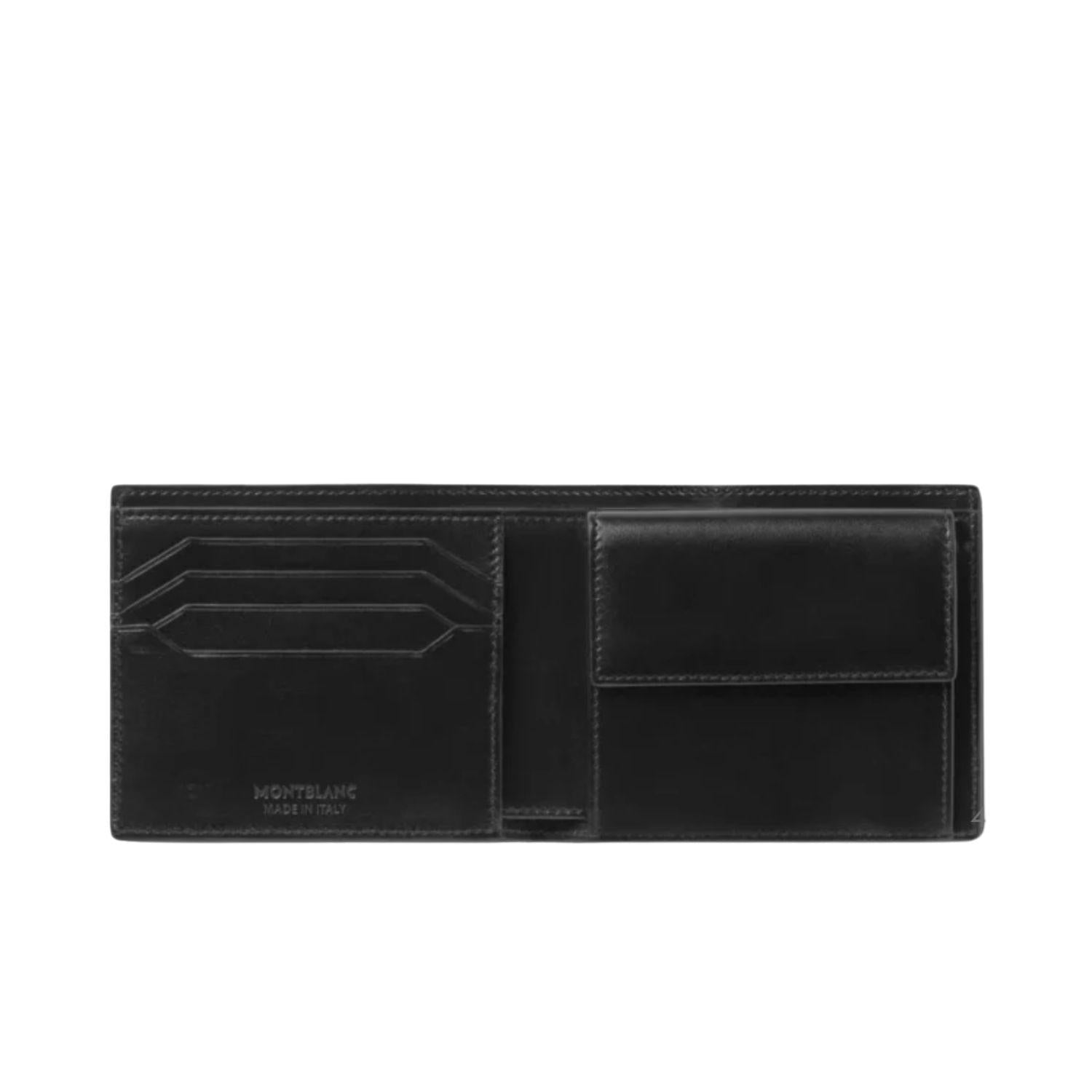 Montblanc - Portafoglio in pelle 4 tasche Meisterstuck, Nero