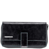 PIQUADRO -Portafogli donna grande Blue Square, Nero