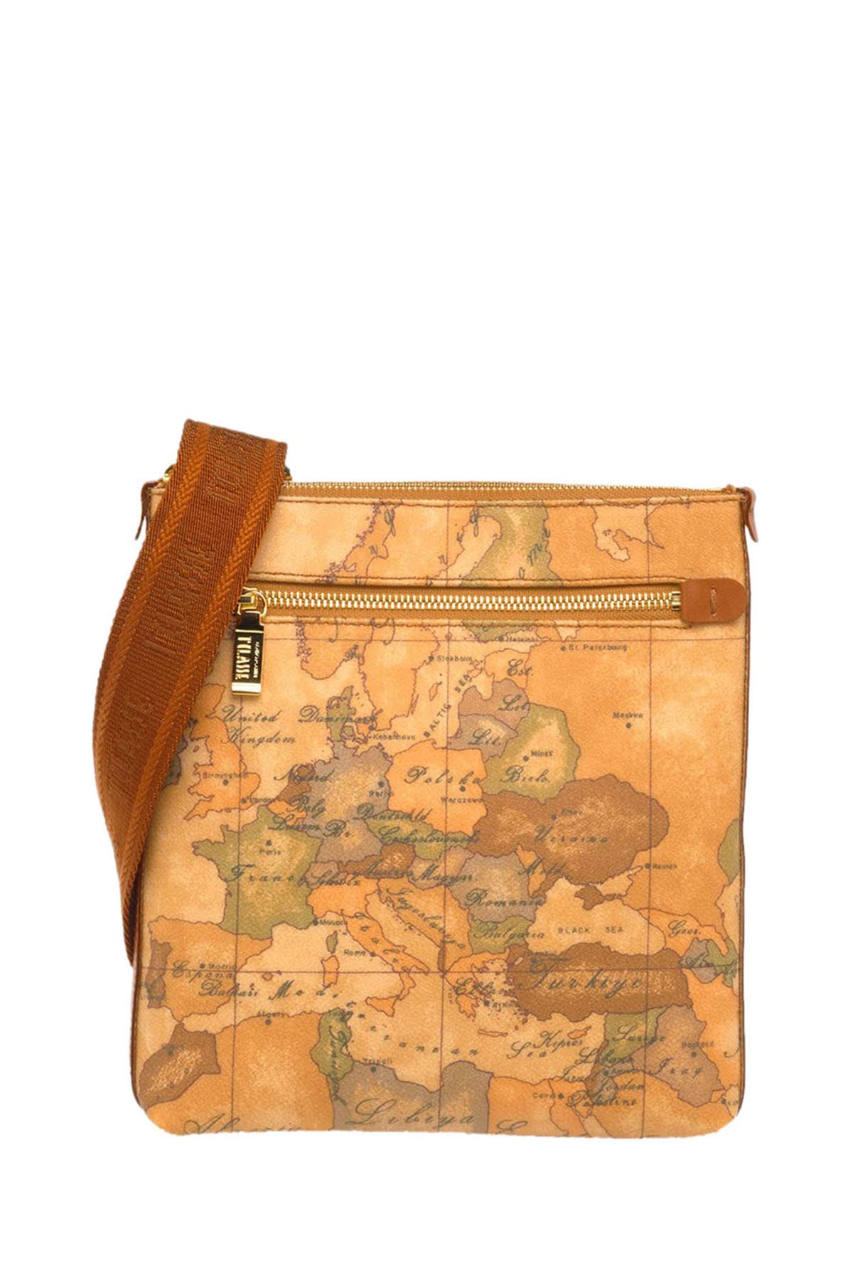 Alviero Martini - Bandoliera media Geo Classic D083, Beige