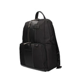 Piquadro - Zaino medio porta pc 14 in tessuto linea Brief, Nero