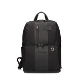 Piquadro - Zaino medio porta pc 14 in tessuto linea Brief, Nero