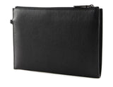 PIQUADRO - Pochette in pelle sottile Black Square Nera