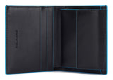 PIQUADRO - Portafoglio uomo verticale con portamonete, Nero