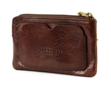 THE BRIDGE - Bustina portachiavi in pelle Story, Marrone