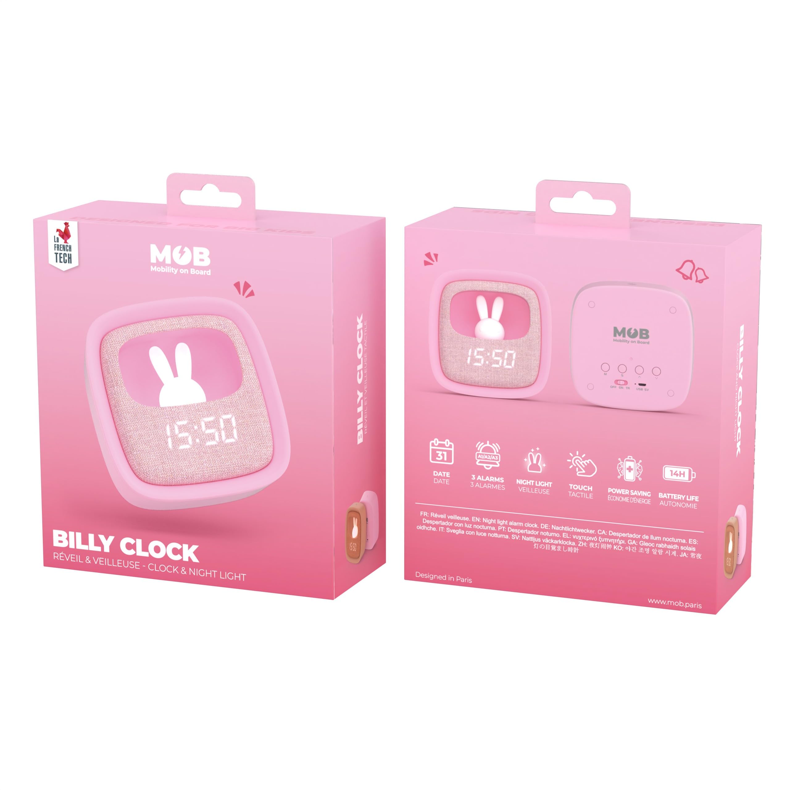 MOB - Sveglia e luce notturna, Billy Rosa