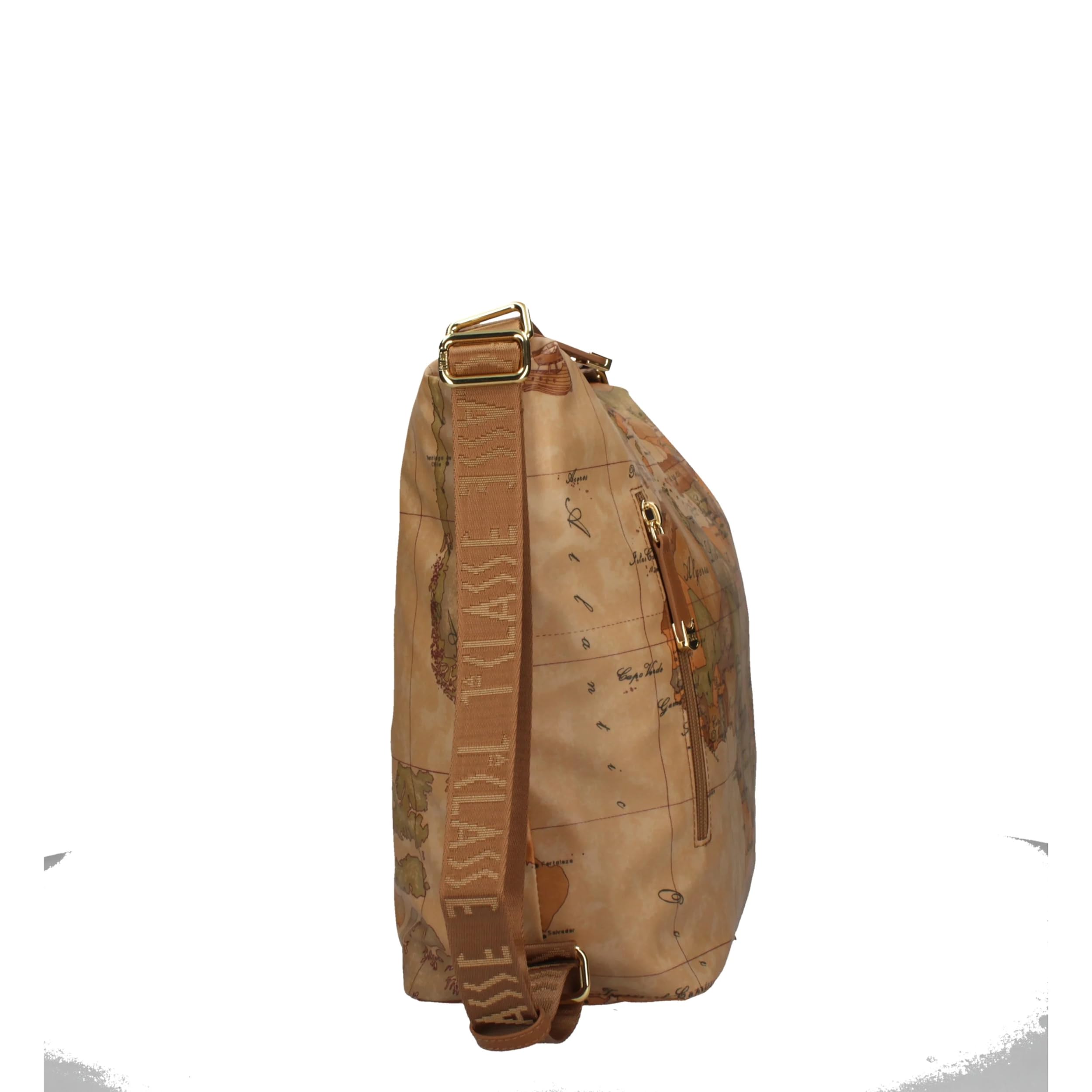 Alviero Martini - Geo Soft borsa hobo doppia portabilità S015, Beige