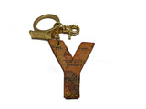 Alviero Martini - Portachiavi Charm Lettera Y Naturale, Beige