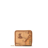 Alviero Martini - W077 Portafoglio piccolo con zip around Geo Classic, Beige
