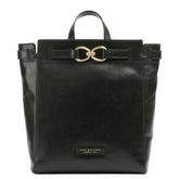 The Bridge - Zaino in pelle Isotta, Verde Scuro