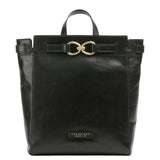 The Bridge - Zaino in pelle Isotta, Verde Scuro