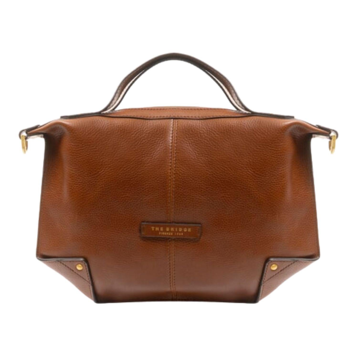 The Bridge - ICONS Borsa a mano in pelle con tracolla, Marrone