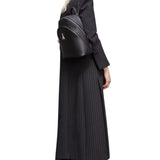 Patrizia Pepe - Zaino Fly in pelle con doppia tasca, Nero