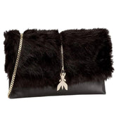 Patrizia Pepe - Pochette in pelle e pelo 2V7417/A1RM-K103, Nero
