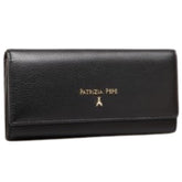 Patrizia Pepe - Portafoglio con bottone in pelle, Nero