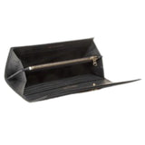 Patrizia Pepe - Portafoglio con bottone in pelle, Nero