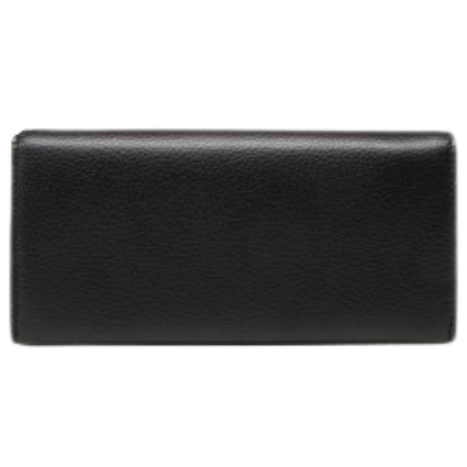 Patrizia Pepe - Portafoglio con bottone in pelle, Nero