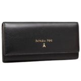 Patrizia Pepe - Portafoglio con bottone in pelle, Nero