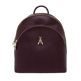 Patrizia Pepe - Zaino Fly in pelle doppia tasca, Bordeaux