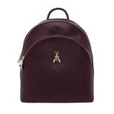 Patrizia Pepe - Zaino Fly in pelle doppia tasca, Bordeaux