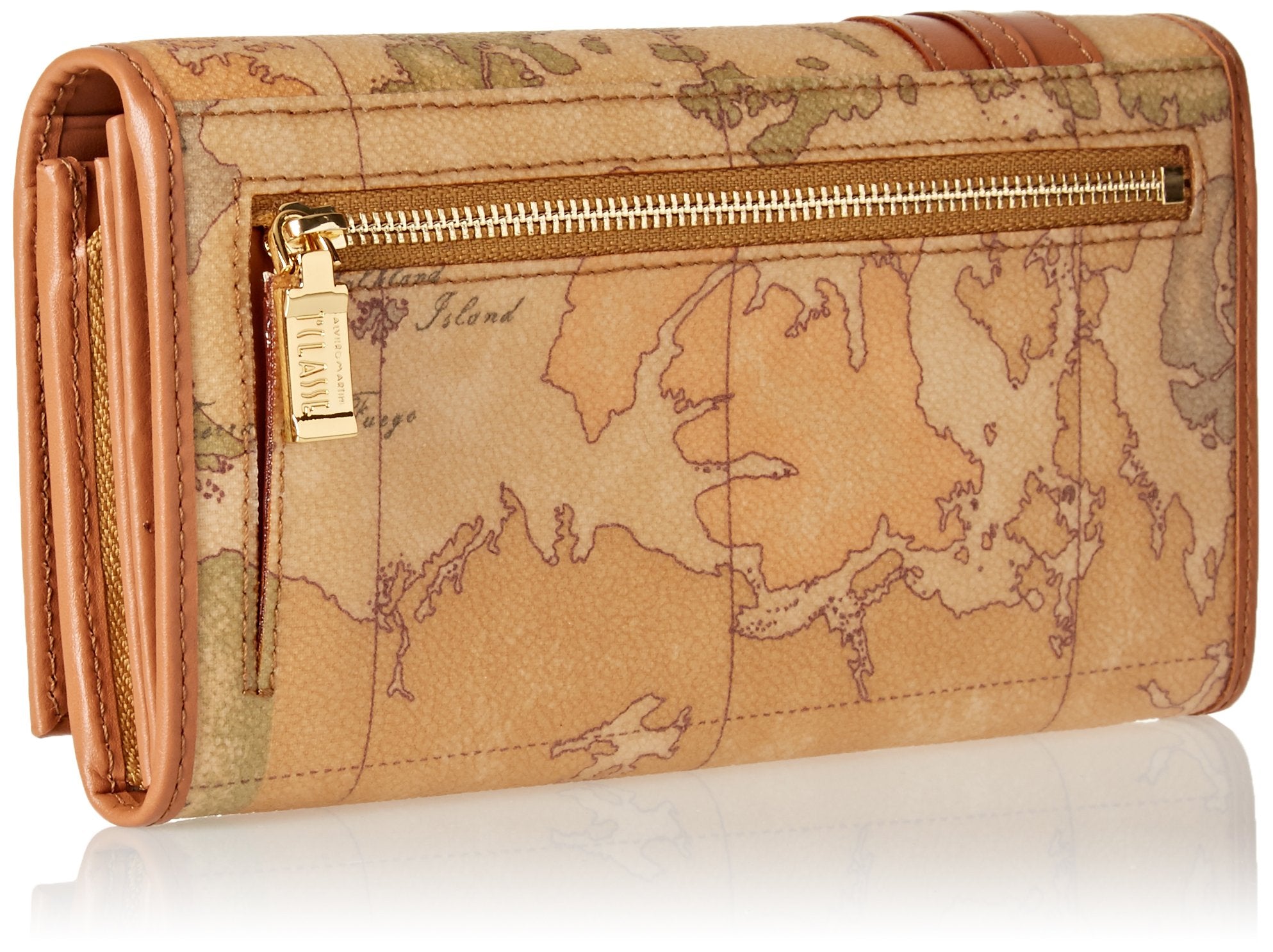 Alviero Martini - Portafoglio grande con bottone Geo Classic W026, Beige