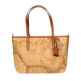 Alviero Martini - Borsa shopper media Geo Classic D006, Beige