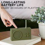 Lexon - Radio Impermeabile e Speaker Bluetooth, Grigio Scuro