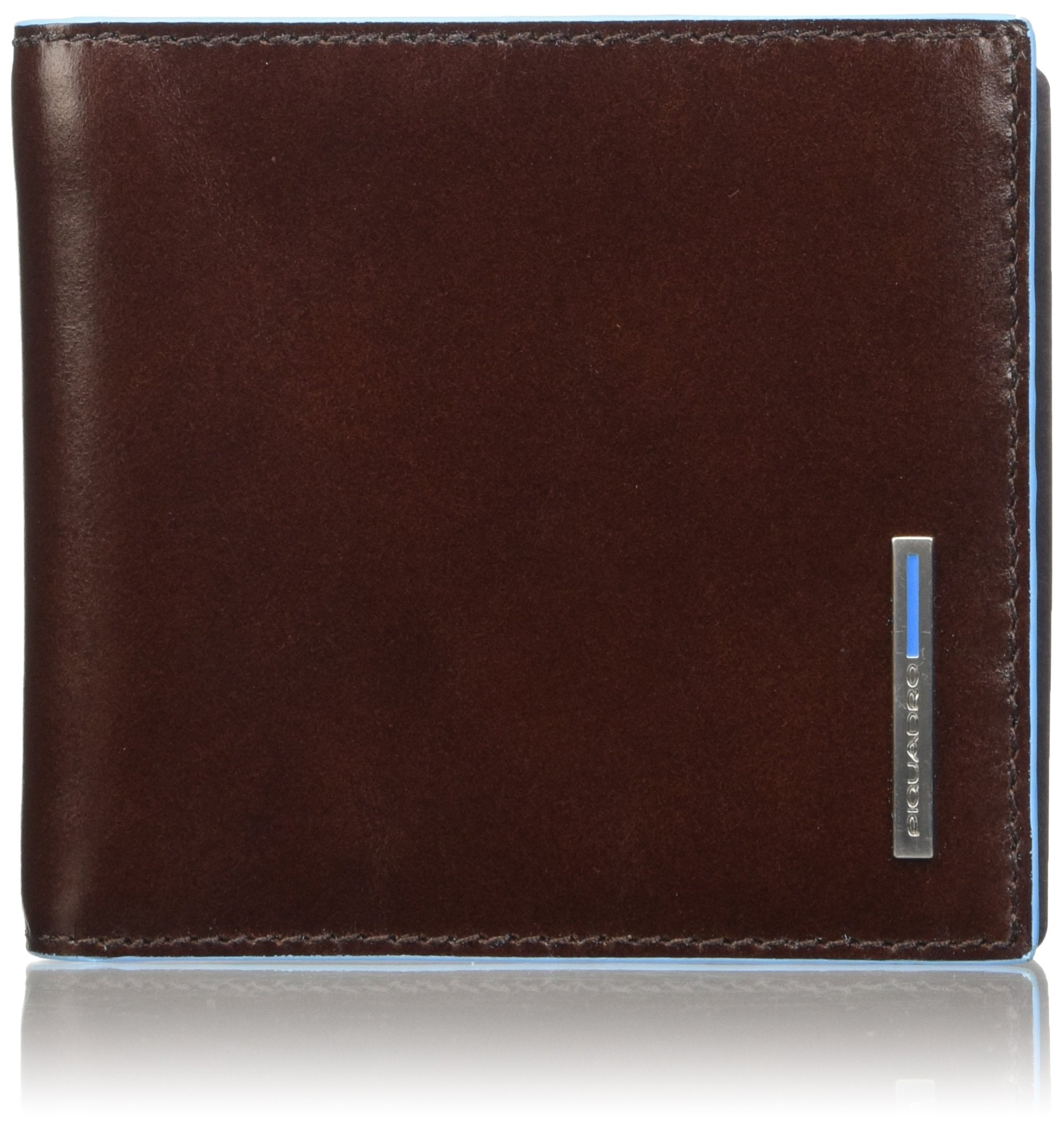 PIQUADRO - Portafoglio con molla portabanconote , Mogano