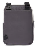 PIQUADRO - Borsello porta iPad in tessuto riciclato e pelle linea brief, Grigio/Nero