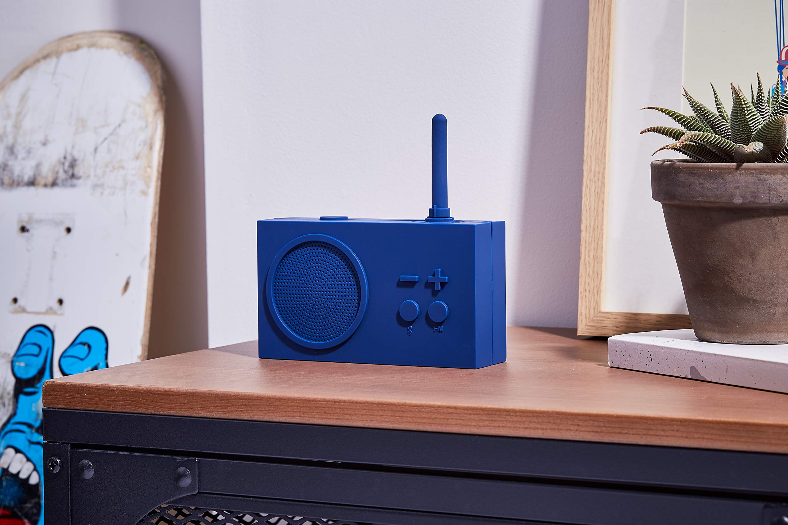 Lexon - Radio Impermeabile e Speaker Bluetooth, Blu