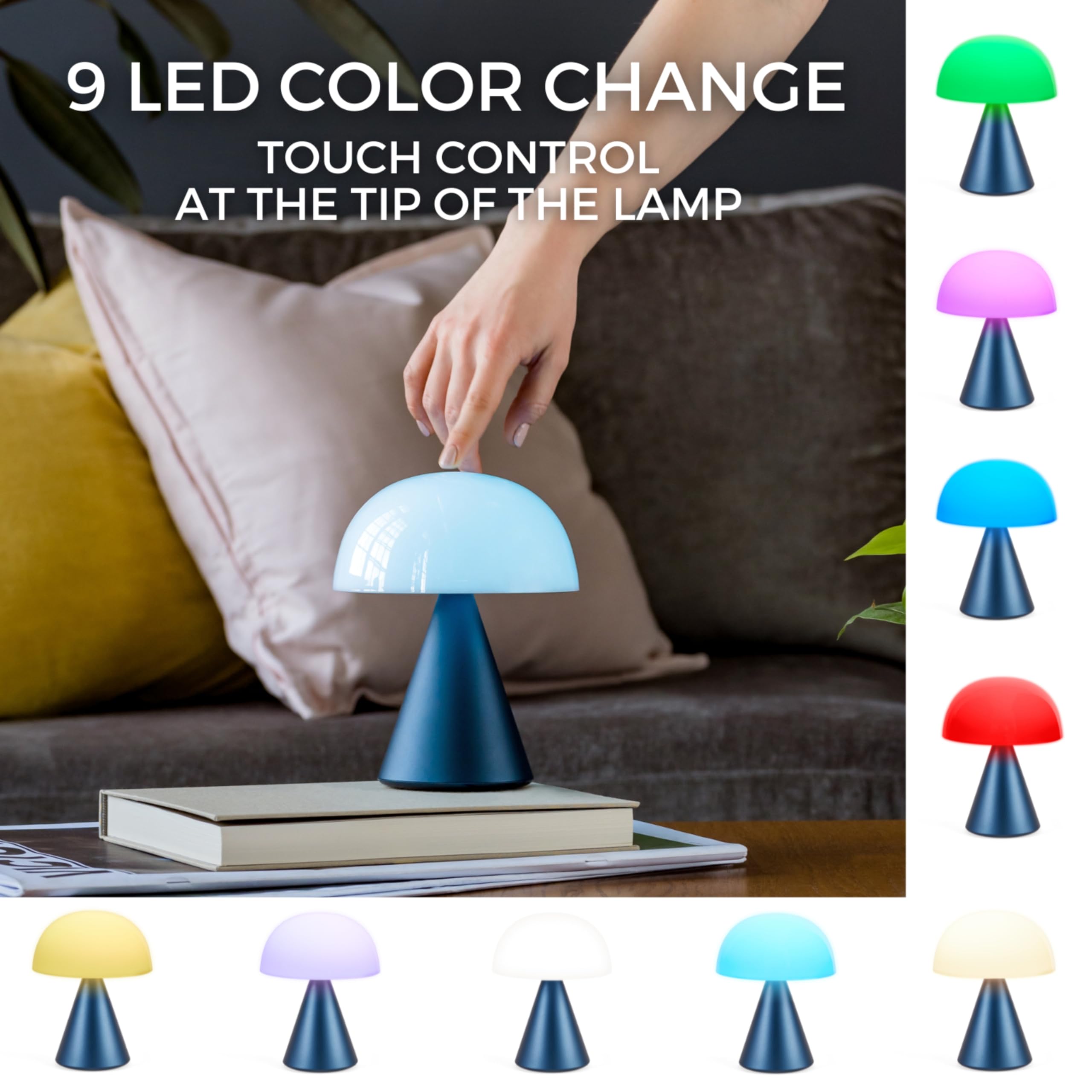 Lexon - Lampada led MINA L Blu