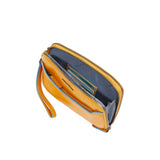 Piquadro - Pochette uomo 3 scomparti in pelle, Gialla
