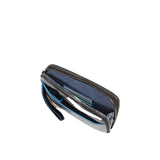 Piquadro - Pochette uomo 3 scomparti in pelle, Nero