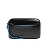 Piquadro - Pochette uomo 3 scomparti in pelle, Nero