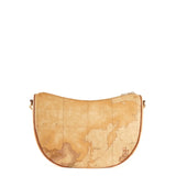 Alviero Martini - E060 Geo Classic tracolla a mezzaluna, Beige